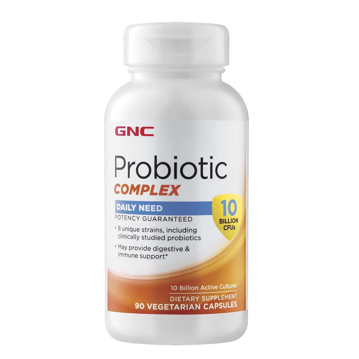GNC Probiotic Complex 90 capsules végétariennes en vue de face