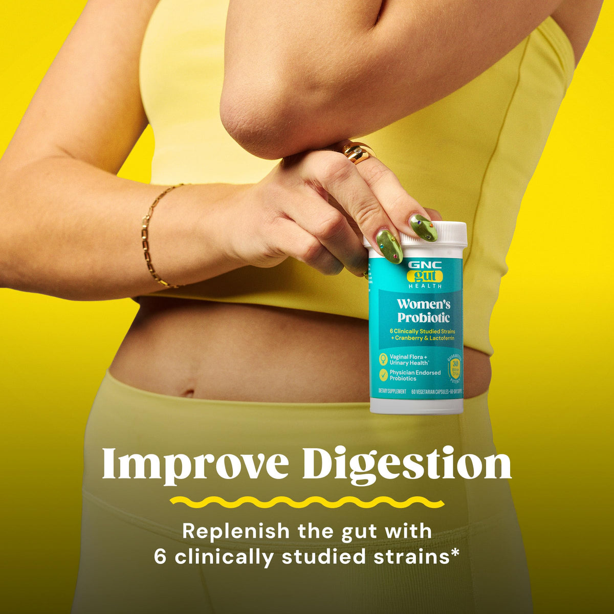 GNC Probiotic Solutions Femmes côté de la boîte