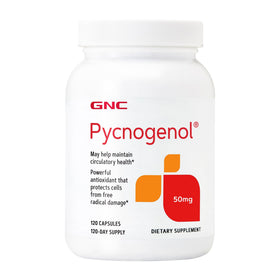 GNC Pycnogenol 50mg flacon de 120 capsules vue avant