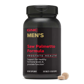 GNC Saw Palmetto 240 comprimés avec une prise de comprimé