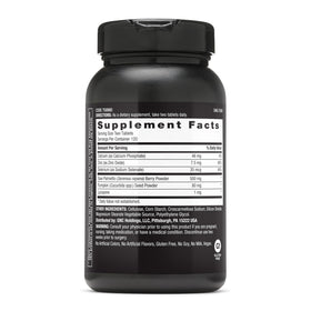 GNC Saw Palmetto 240 comprimés vue de côté montrant la taille de l'emballage