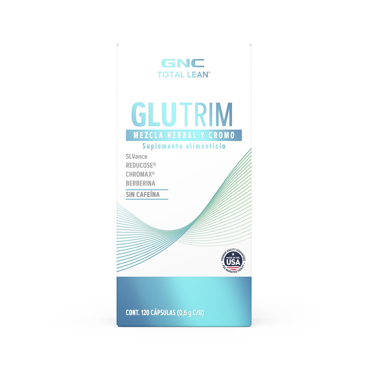 GNC Total Lean GlucaTrim 120 capsules emballage