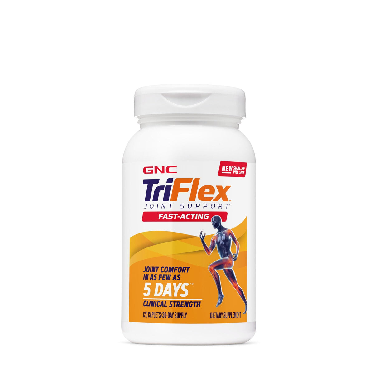 GNC TriFlex 120 comprimés vue de face avec emballage