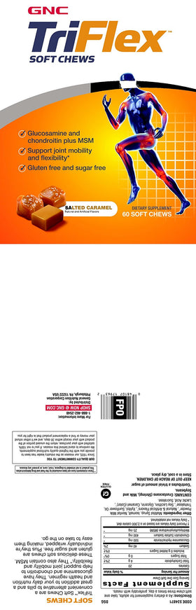 GNC TriFlex Soft Chews emballage individuel