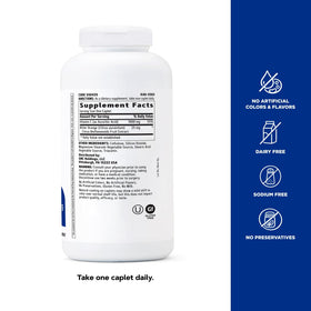 GNC Vitamine C 1000mg côté de l'emballage
