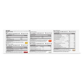 GNC Vitapak Femme 40+ Multivitamines 5-en-1 contenu des capsules