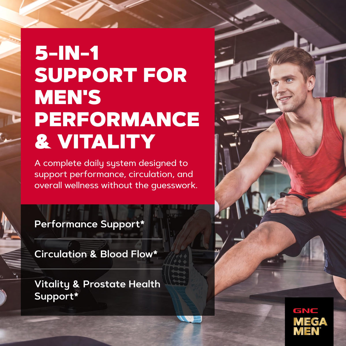 GNC Vitapak Performance et Vitalité contenu des paquets