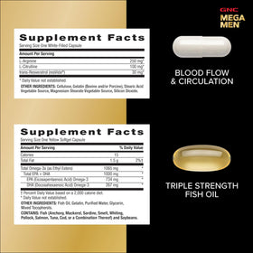 GNC Vitapak Performance et Vitalité illustration des bénéfices