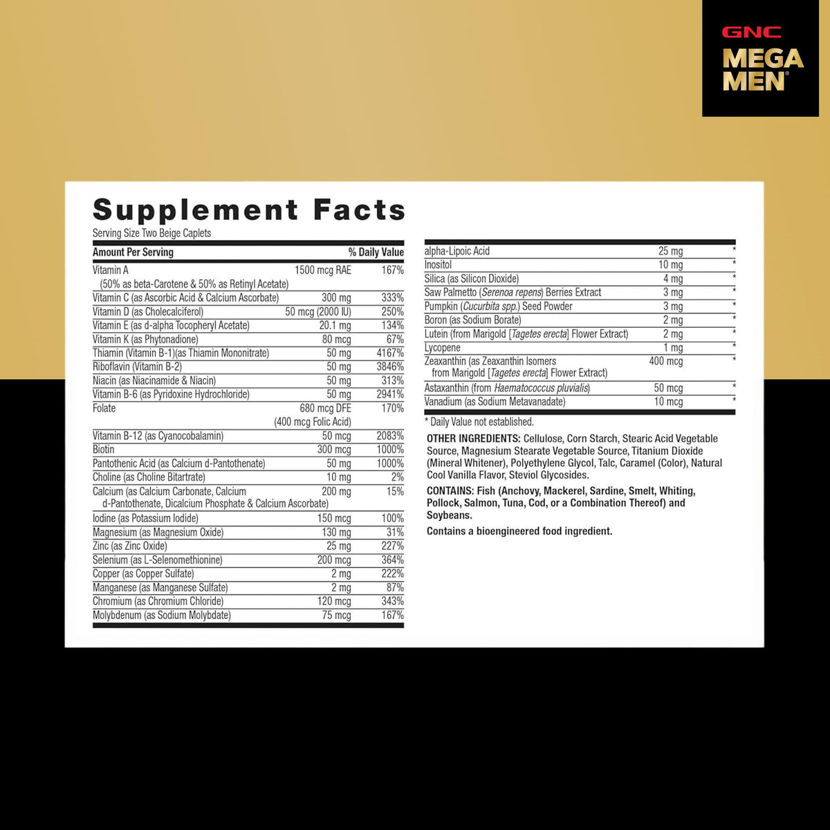 GNC Vitapak Performance et Vitalité paquet de 30 unités