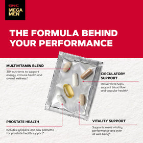 GNC Vitapak Performance et Vitalité utilisation quotidienne