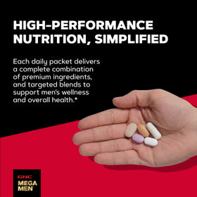 GNC Vitapak Program Hommes 30+ ingrédients principaux