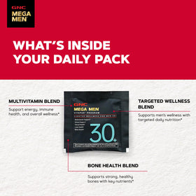 GNC Vitapak Program Hommes 30+ vue de côté