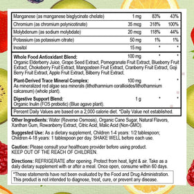 Go Healthy Natural Multivitamine Liquide Enfants 30 Servings avec fruits