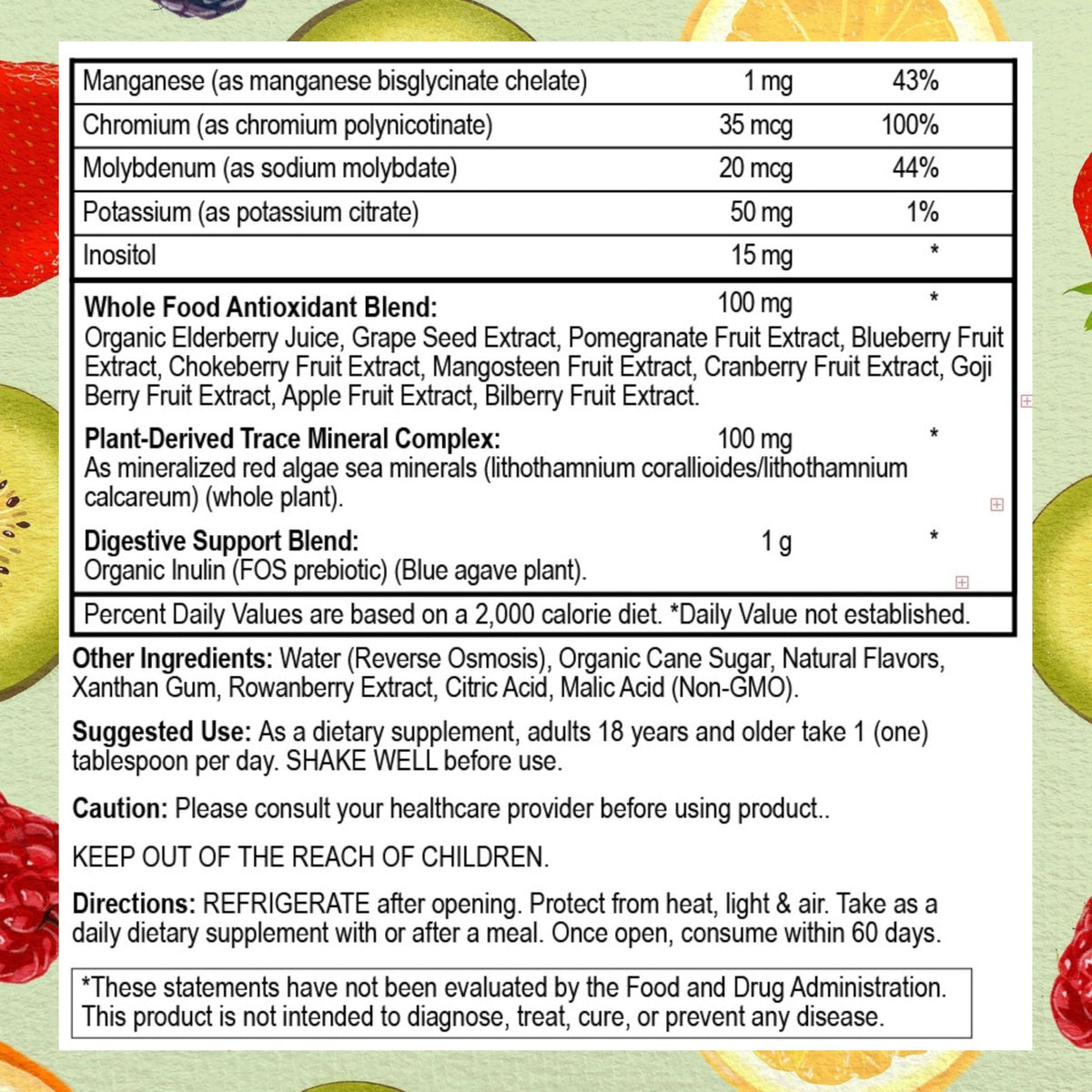 Go Healthy Natural Multivitamines Liquides 32 Portions Pêche Mangue en usage