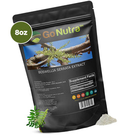 Go Nutra Poudre d'Extrait de Boswellia Serrata 240g à côté d'autres compléments