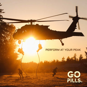 GO PILLS Complément Alimentaire Performance Mentale 1425mg, emballage