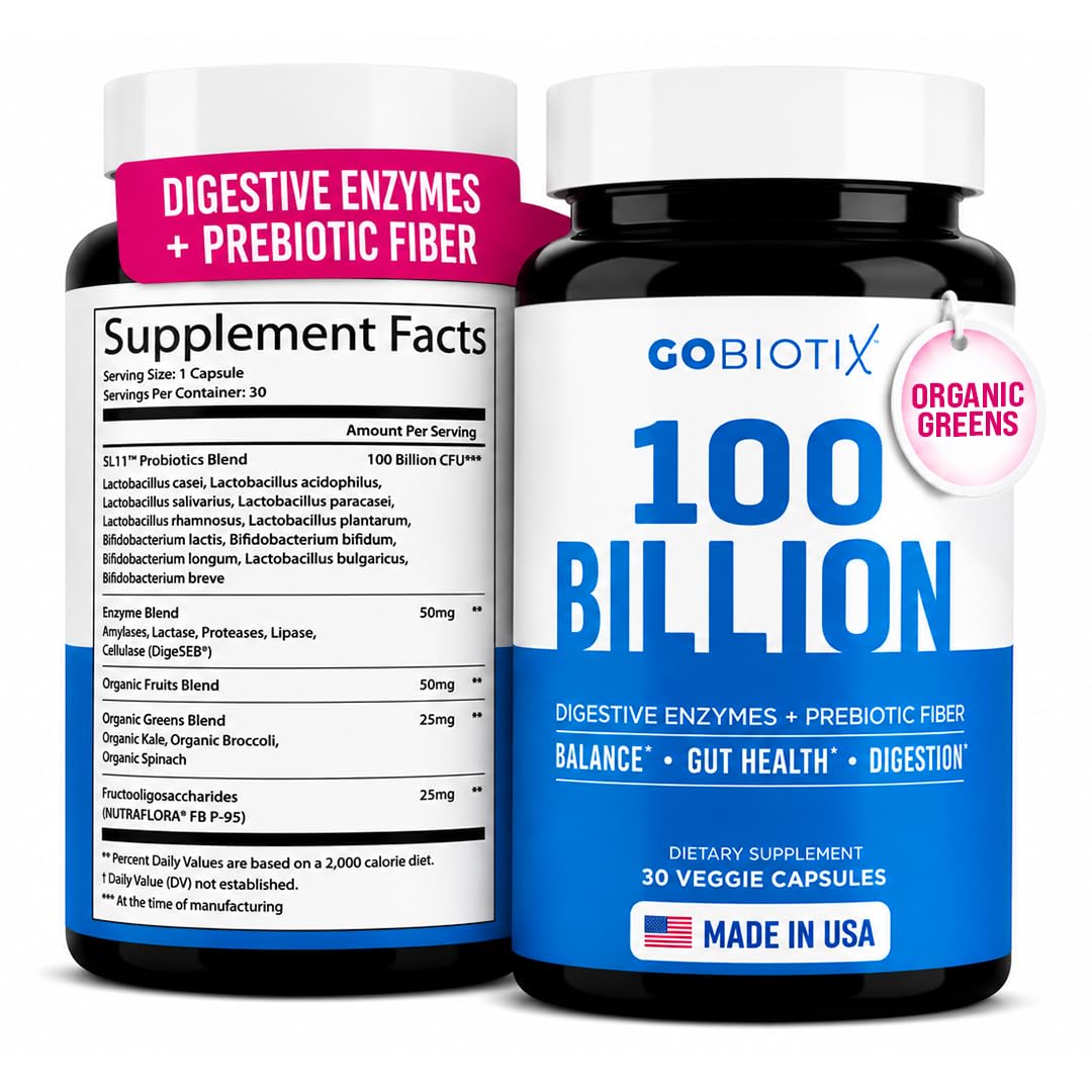 GOBIOTIX 100 Milliards CFU 30 Capsules - vue avant du flacon