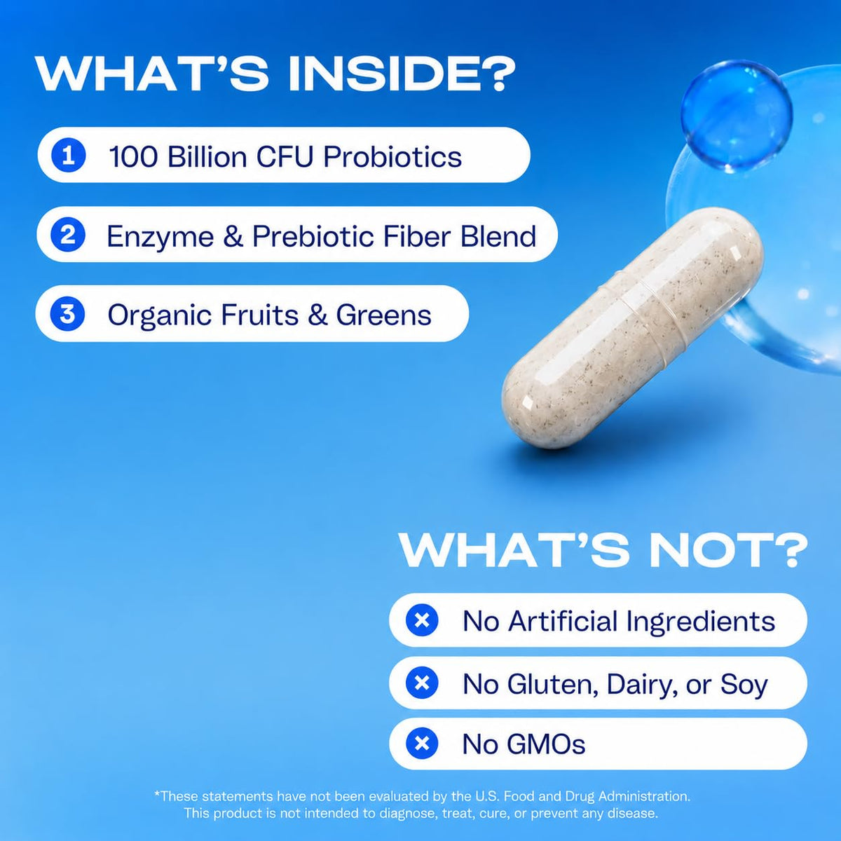 GOBIOTIX 100 Milliards CFU - vue latérale du flacon