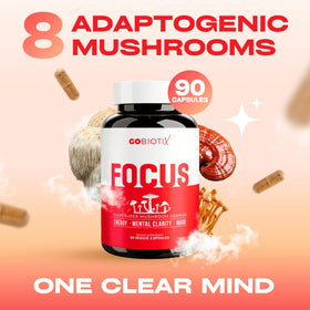 GOBIOTIX Complément Alimentaire Champignon Complexe 90 Capsules étiquette