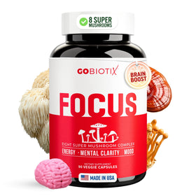 GOBIOTIX Complément Alimentaire Champignon Complexe 90 Capsules vue de face