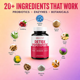 GOBIOTIX Complément Alimentaire Probiotique 60 Capsules vue latérale