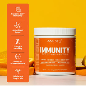 GOBIOTIX Complément Alimentaire Vitamine C 168g Orange, dos de l'emballage