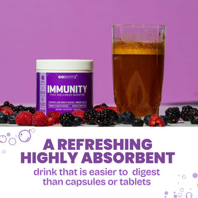 GOBIOTIX complément alimentaire vitamine C en poudre avec fruits