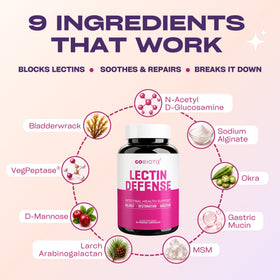 GOBIOTIX Lectin Defense flacon ouvert avec capsules