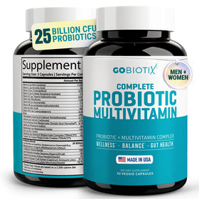 GOBIOTIX Multivitamine Probiotique 90 capsules vue avant