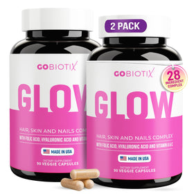 GOBIOTIX Vitamines Cheveux, Peau & Ongles 180 capsules avant