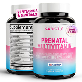 GOBIOTIX Vitamines Prénatales 90 capsules vue de face