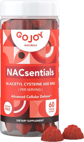 GOJOY NATURALS Gummies NAC 600mg boîte vue avant avec cerises