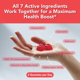 GOJOY NATURALS Gummies NAC 600mg en gros plan