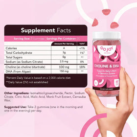 GOJOY NATURALS Gummies prénatales avec une cuillère à côté