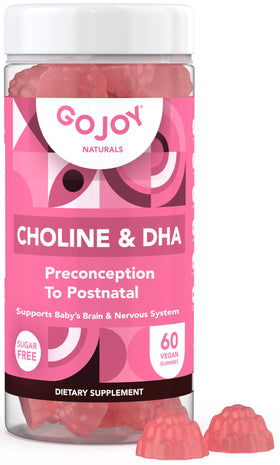 GOJOY NATURALS Gummies prénatales choline et DHA 240g vue de face