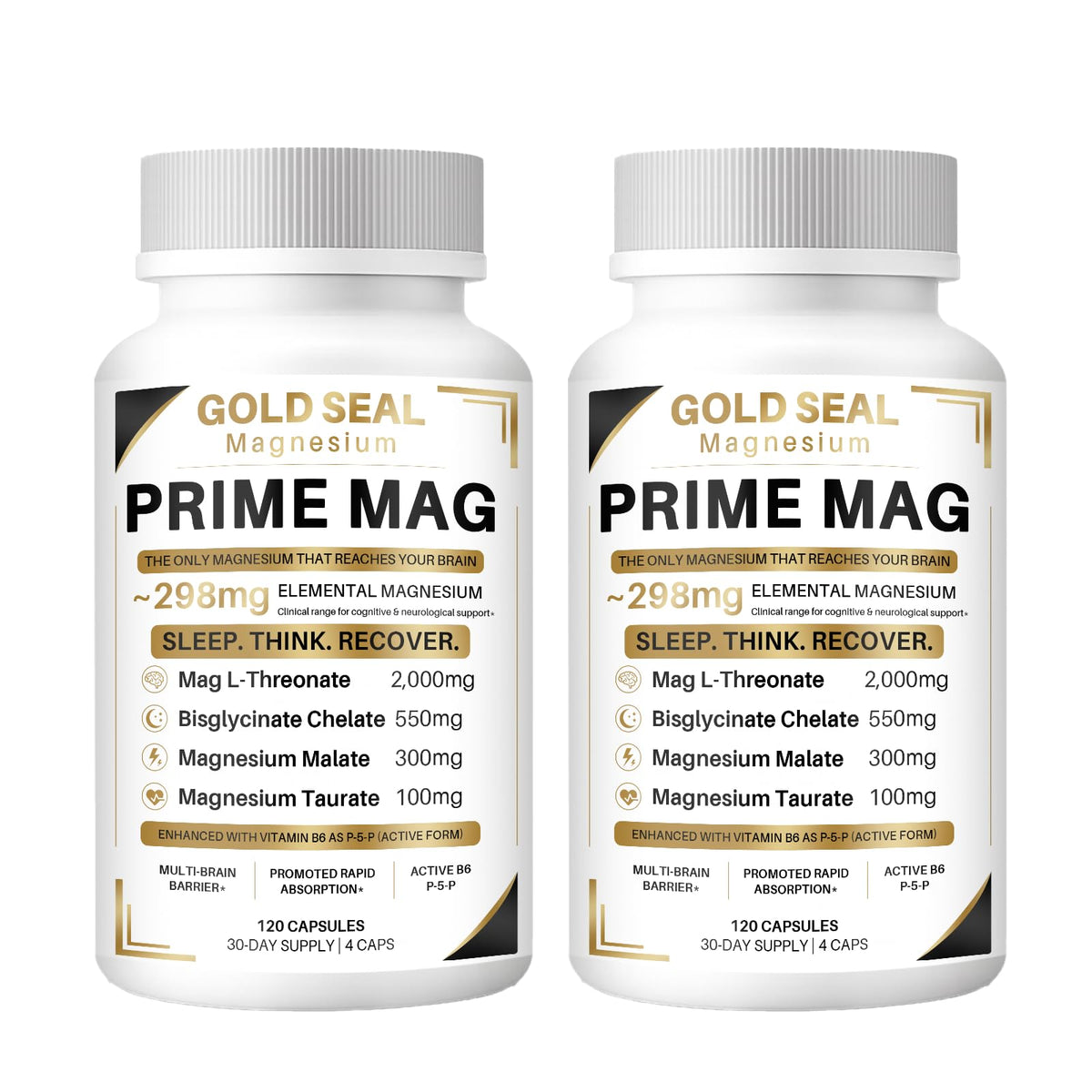 Gold Seal Magnesium Complex 4-en-1 devant l'emballage