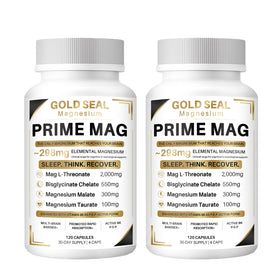 Gold Seal Magnesium Complex 4-en-1 devant l'emballage