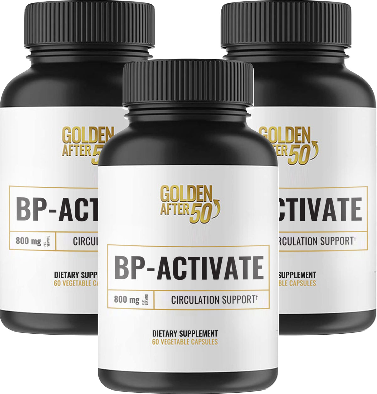 Golden After 50 BP-Activate complément alimentaire 800mg L-Arginine vue de face