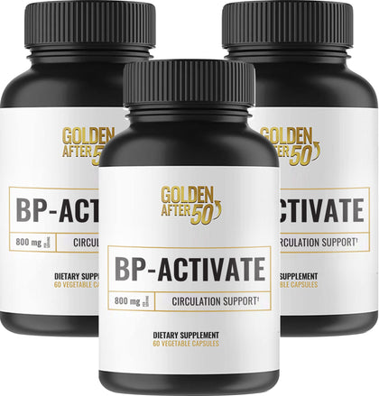 Golden After 50 BP-Activate complément alimentaire 800mg L-Arginine vue de face