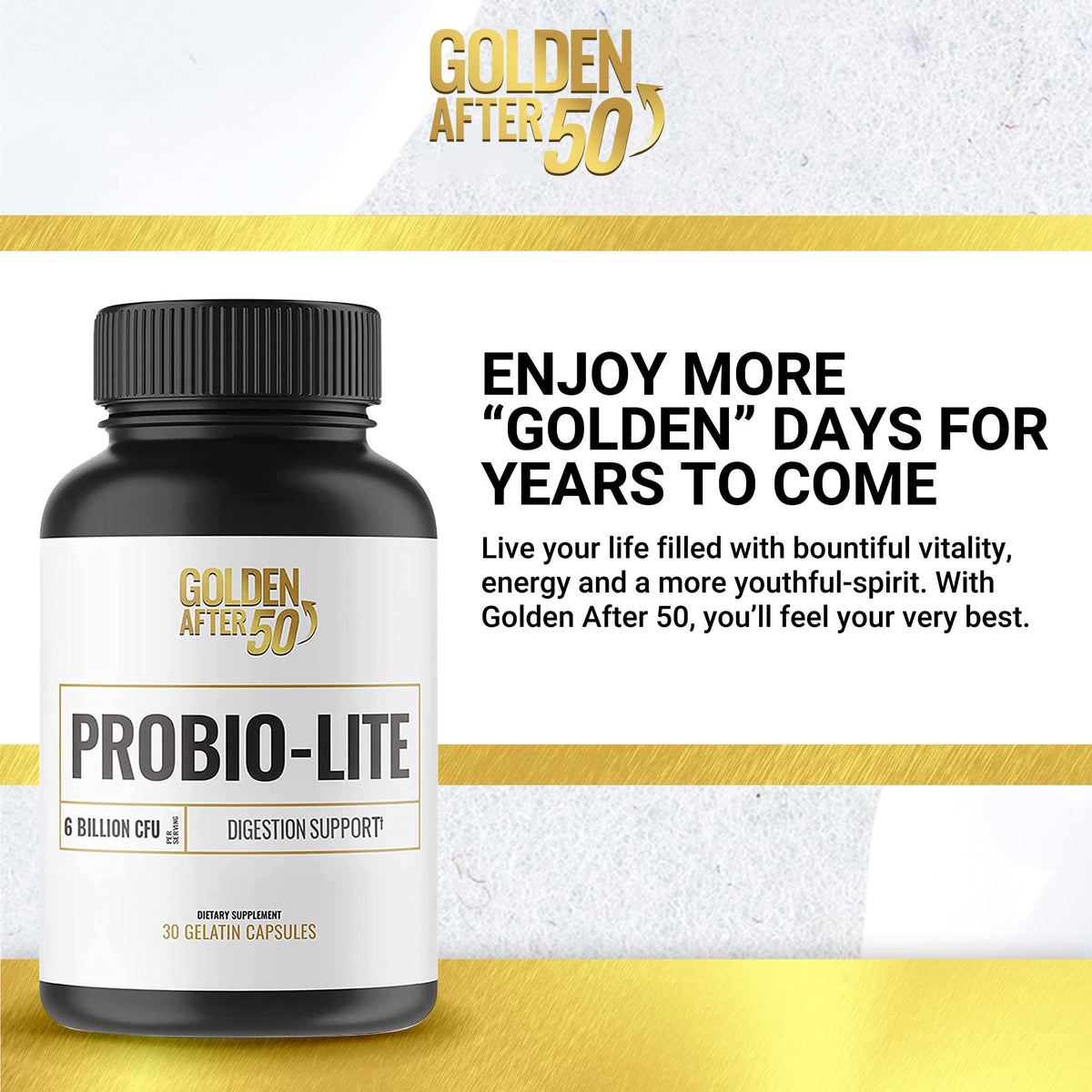 Golden After 50 Probio-Lite étiquette des ingrédients