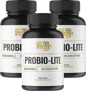 Golden After 50 Probio-Lite trois bouteilles de complément alimentaire en capsules