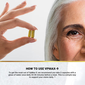 Golden After 50 VpMax-9 capsules gélatineuses ouvertes