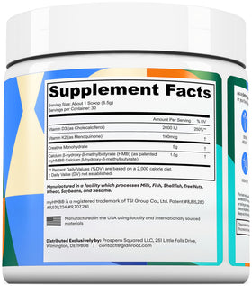 GoldenRoot Créatine HMB 259g sur une table de sport