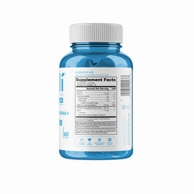 Goli Gummies Ashwagandha KSM-66 vue de côté de la bouteille