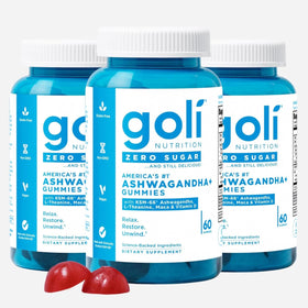 Goli Gummies Ashwagandha Zero Sucre 780g face avant