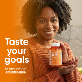 Goli Gummies Beauté Vegan Silice de Bambou, avec des fruits frais