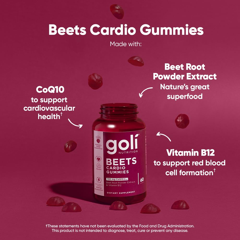 Goli Gummies Betterave avec le logo de la marque