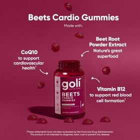 Goli Gummies Betterave avec le logo de la marque