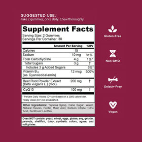 Goli Gummies Cardio Betteraves avec extrait de betterave