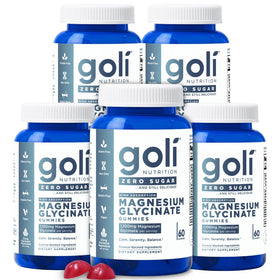 Goli Gummies de Magnésium Zéro Sucre 125mg, vue avant du paquet